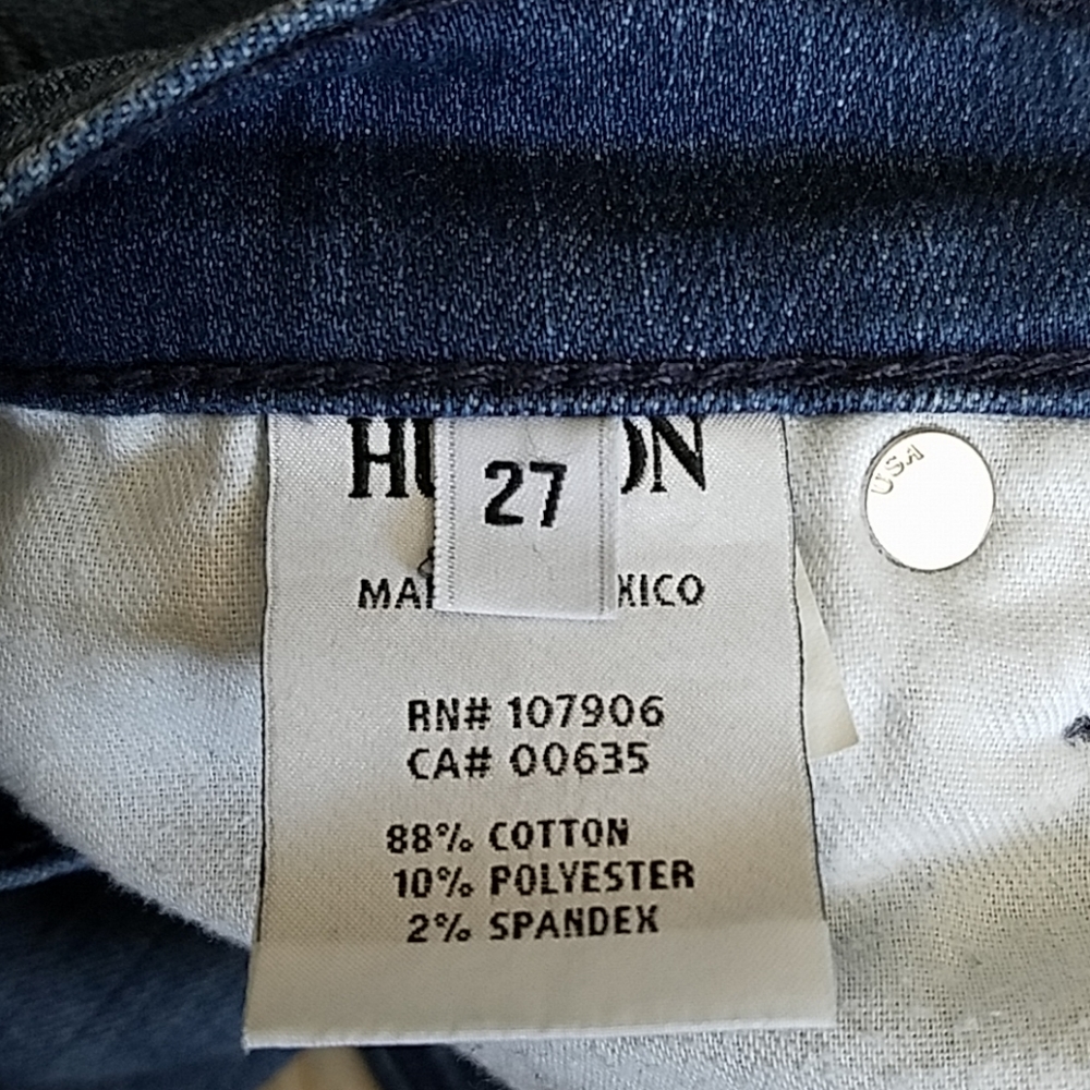 HUDSON distressed skinny jeans - Picture 5 of 6